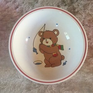 MIKASA Home #C2903 ICE CAPADES Bear Bowl EUC HTF